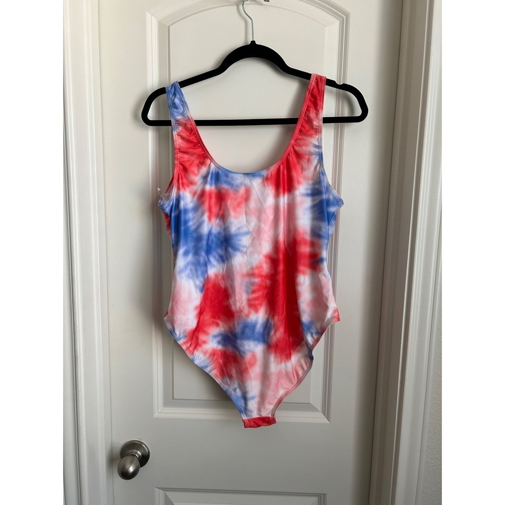 Red/White/Blue Texas One piece XXL Swimsuit - Picture 7 of 11